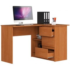 NORE B16 Työpöytä , oikea, vaaleanruskea hinta ja tiedot | Tietokonepöydät ja työpöydät | hobbyhall.fi