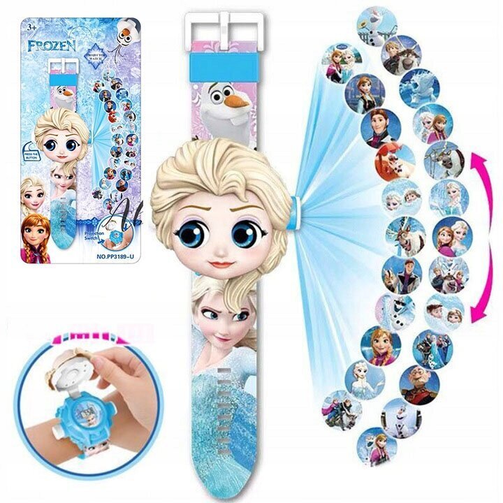 Disney Frozen Elsa -digitaalikello projektorilla hinta ja tiedot | Kehittävät lelut | hobbyhall.fi