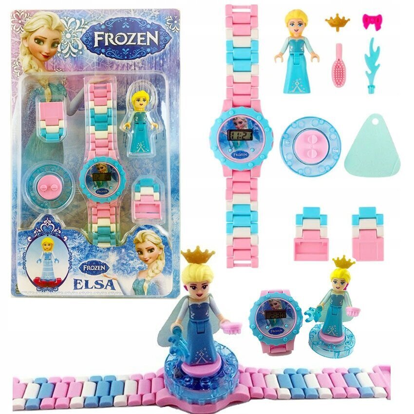 Digitaalinen pyörivä kello Disney Frozen Elsa hinta ja tiedot | Kehittävät lelut | hobbyhall.fi