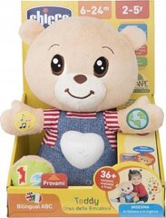 Pehmolelunalle äänillä Chicco Feeling Bear 79470 hinta ja tiedot | Kehittävät lelut | hobbyhall.fi