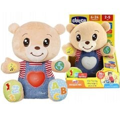 Pehmolelunalle äänillä Chicco Feeling Bear 79470 hinta ja tiedot | Kehittävät lelut | hobbyhall.fi