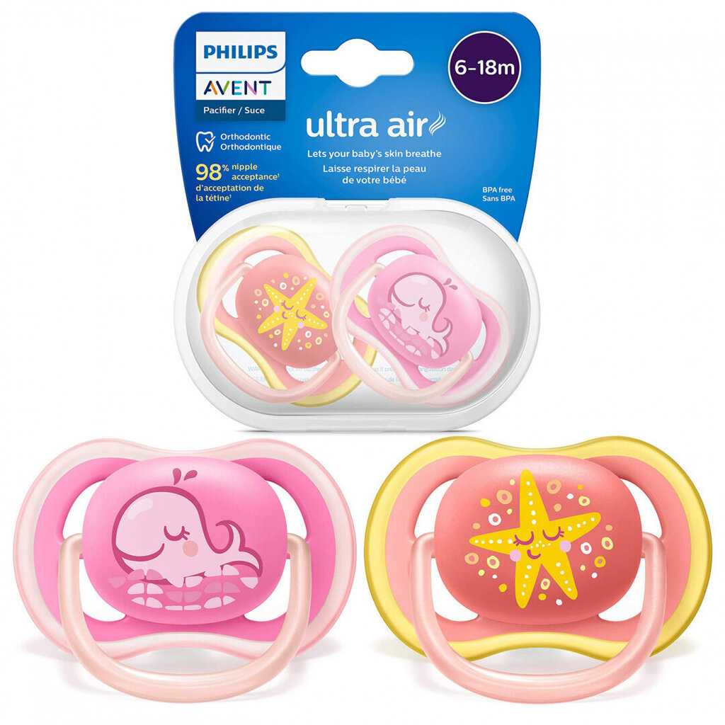 Tutti Philips Avent Ultra Air SCF085/04, 6-18kk, 2 kpl hinta ja tiedot | Tutit | hobbyhall.fi