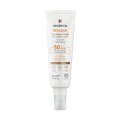 Sesderma repaskin silk touch -aurinkovoide värillä SPF 50, 50 ml hinta ja tiedot | Aurinkovoiteet | hobbyhall.fi