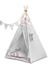 Tiipii-tyylinen teltta lapsille Toyz, harmaa hinta ja tiedot | Lasten leikkimökit ja -teltat | hobbyhall.fi