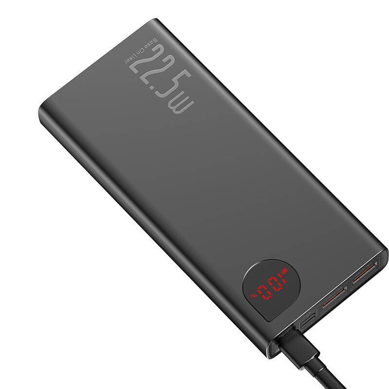 Baseus Adaman Metal -Varavirtalähde, 20000mAh, 22.5W (musta) hinta ja tiedot | Varavirtalähteet | hobbyhall.fi