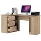 Työpöytä NORE B20, vasen, tammi hinta ja tiedot | Tietokonepöydät ja työpöydät | hobbyhall.fi