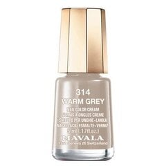 Kynsilakka Mavala, N.314 Warm Grey, 5 ml hinta ja tiedot | Kynsilakat ja kynsienhoitotuotteet | hobbyhall.fi