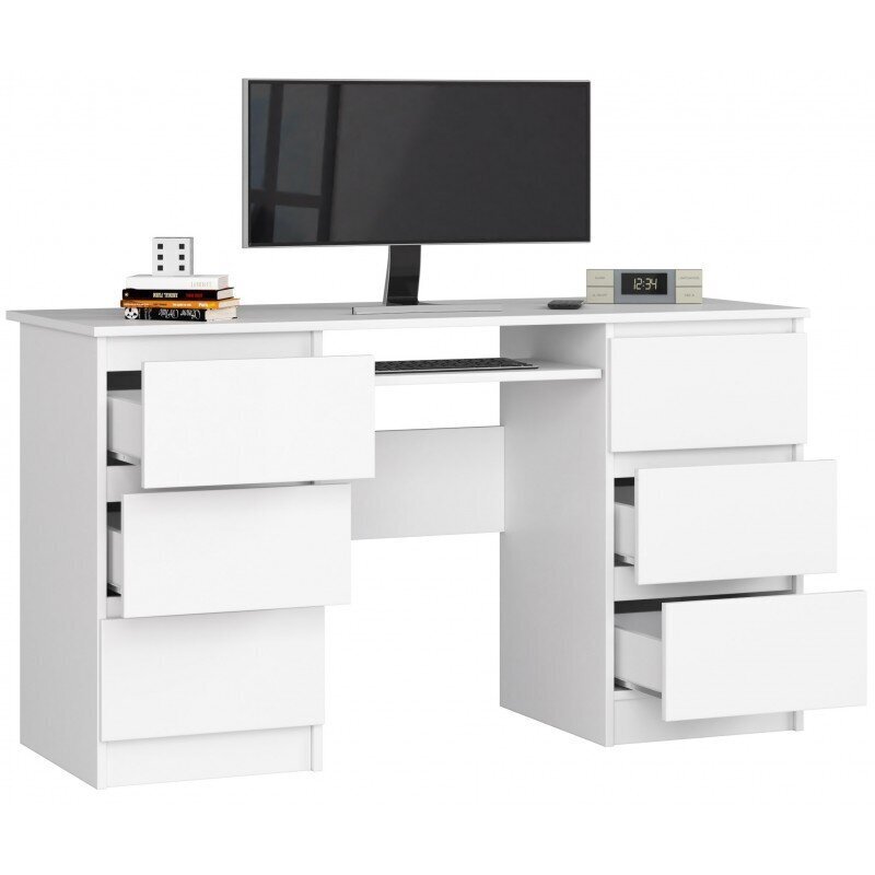 NORE A-11,Työpöytä valkoinen hinta ja tiedot | Tietokonepöydät ja työpöydät | hobbyhall.fi