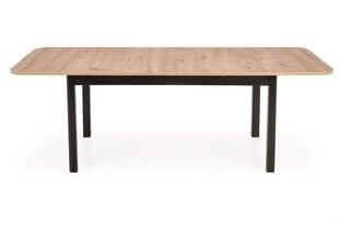 Halmar Florian pöytä, ruskea/musta hinta ja tiedot | Ruokapöydät | hobbyhall.fi