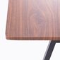 Bren-kirjoituspöytä hyllyllä 102x50x117 cm, ruskea hinta ja tiedot | Tietokonepöydät ja työpöydät | hobbyhall.fi