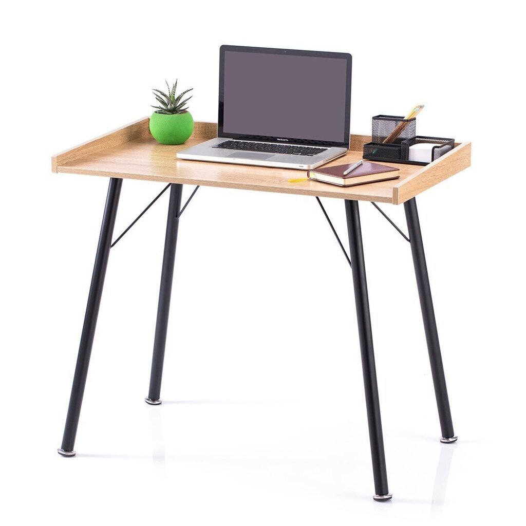 Työpöytä Fey 90x50x75 cm, tammi hinta ja tiedot | Tietokonepöydät ja työpöydät | hobbyhall.fi