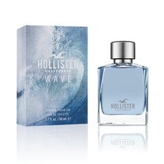 Miesten hajuvesi Wave For Him Hollister EDT Tilavuus - 50 ml hinta ja tiedot | Hollister Hajuvedet ja kosmetiikka | hobbyhall.fi