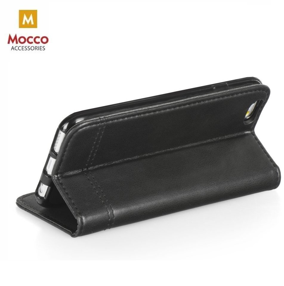 Mocco Smart Focus Book Case Samsung A920 Galaxy A9 (2018) -puhelimelle, musta hinta ja tiedot | Puhelimen kuoret ja kotelot | hobbyhall.fi