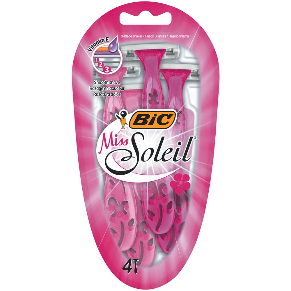 Yksittäiset sheivausterät Bic Miss Soleil, 4 kappaletta hinta ja tiedot | Parranajo ja karvanpoisto | hobbyhall.fi