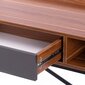 Työpöytä Odel 120x48x78,5 cm, pähkinä hinta ja tiedot | Tietokonepöydät ja työpöydät | hobbyhall.fi