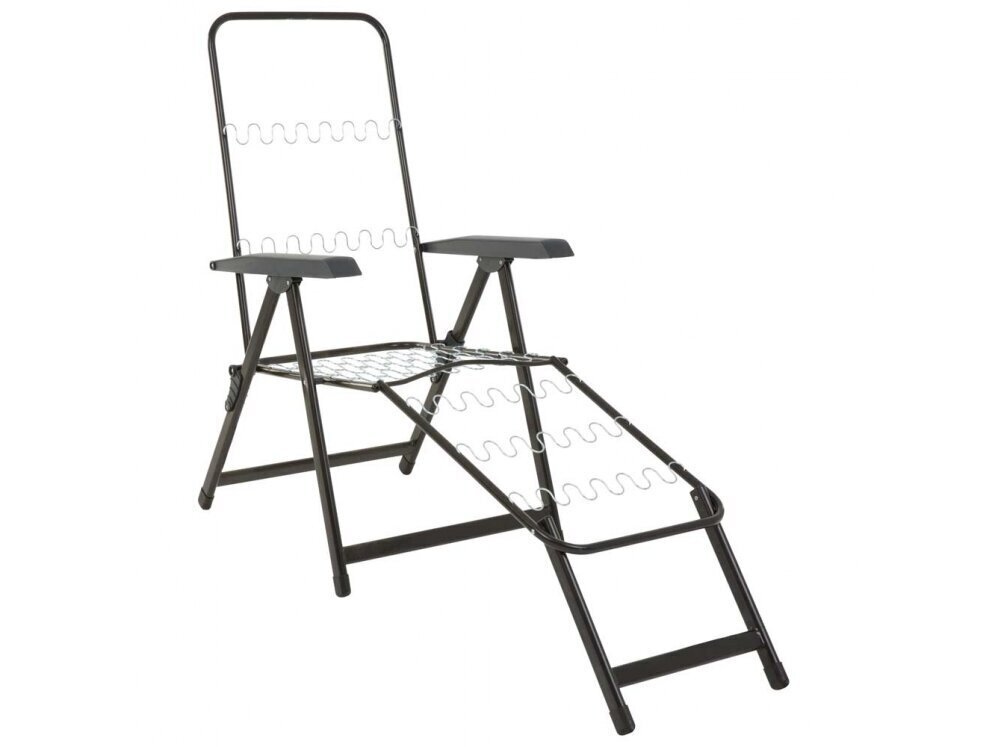 Lepotuoli Patio Lena Lounger, harmaa/valkoinen hinta ja tiedot | Aurinkotuolit | hobbyhall.fi