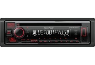 Kenwood KDC-BT440U auton mediavastaanotin Musta 50 W Bluetooth hinta ja tiedot | Autoradiot | hobbyhall.fi