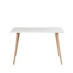 Työpöytä Kalune Design 869 (II), valkoinen / vaaleanruskea. hinta ja tiedot | Tietokonepöydät ja työpöydät | hobbyhall.fi