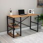 Kirjoituspöytä Kalune Design 570 (II), ruskea / musta. hinta ja tiedot | Tietokonepöydät ja työpöydät | hobbyhall.fi