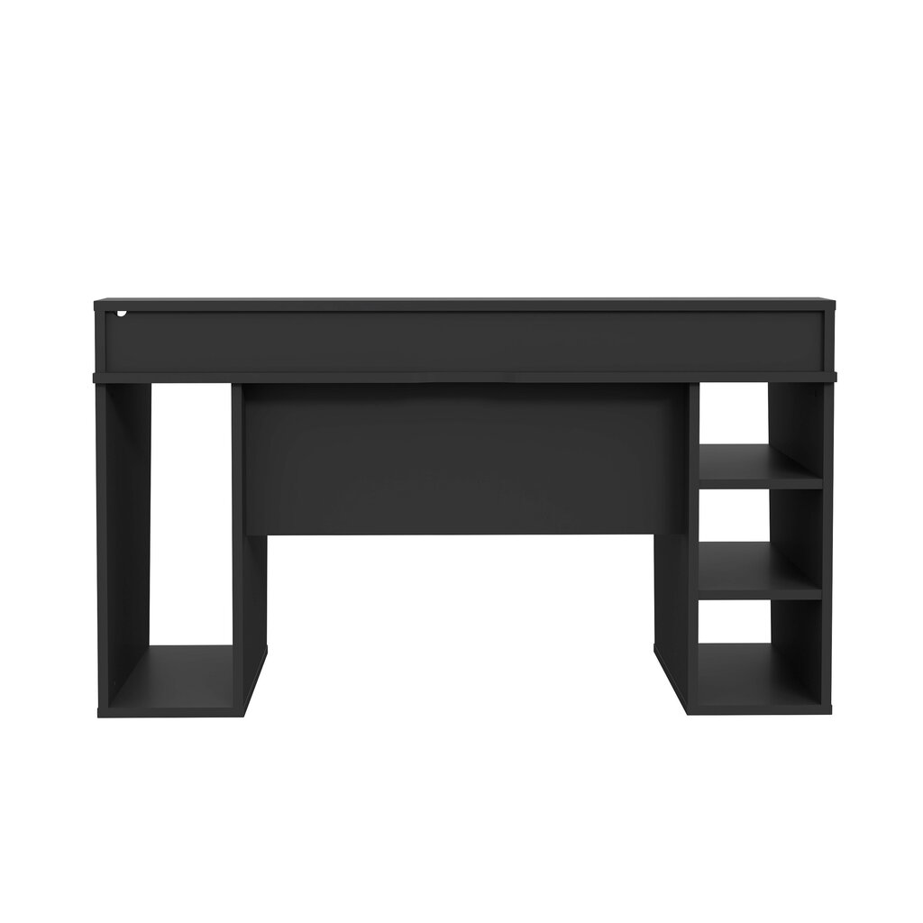 Tietokonepelipöytä Forte Tezaur TZRB216B3-Z113, musta hinta ja tiedot | Tietokonepöydät ja työpöydät | hobbyhall.fi