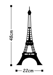 Eiffel-torni metallinen seinäkoriste hinta ja tiedot | Sisustustuotteet | hobbyhall.fi