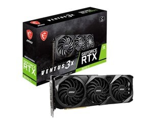 MSI RTX 3070 Ti Ventus 3X 8G OC hinta ja tiedot | Näytönohjaimet | hobbyhall.fi