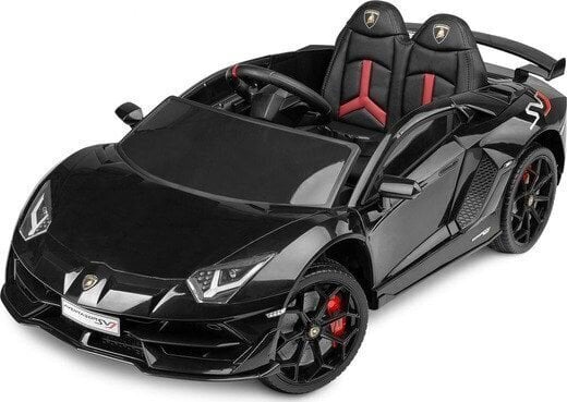 Toyz Lamborghini Aventador SVJ sähköinen yksipaikkainen auto lapsille, musta hinta ja tiedot | Lasten sähköautot | hobbyhall.fi