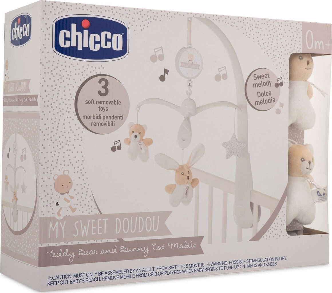 Musiikkikaruselli Chicco 9714 hinta ja tiedot | Vauvan lelut | hobbyhall.fi