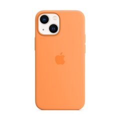 Apple MagSafe silikoninen kotelo, Apple iPhone 13 mini puhelimeen, Marigoldin värinen hinta ja tiedot | Puhelimen kuoret ja kotelot | hobbyhall.fi