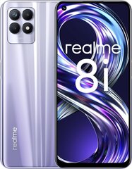 Realme 8i, 4/64GB, Dual SIM, Stellar Purple hinta ja tiedot | Matkapuhelimet | hobbyhall.fi