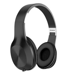 iKaku KSC-448 KUniversal Bluetooth 5.0 langattomat stereokuulokkeet FM-radiolla / MP3-microSD-kortilla mustan värisellä vastauspainikkeella hinta ja tiedot | Kuulokkeet | hobbyhall.fi