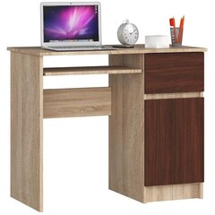 Kirjoituspöytä NORE Pixel, ruskea. hinta ja tiedot | Tietokonepöydät ja työpöydät | hobbyhall.fi