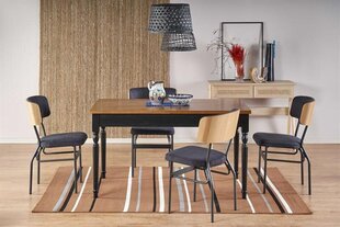 Halmar Rococo pöytä, musta/ruskea hinta ja tiedot | Ruokapöydät | hobbyhall.fi