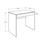 Kirjoituspöytä Kalune Design CMS-301-DD-1, valkoinen hinta ja tiedot | Tietokonepöydät ja työpöydät | hobbyhall.fi