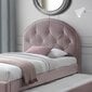 Sänky LARA 90x205cm, ilman patjaa, violetti-vaaleanpunainen hinta ja tiedot | Sängyt | hobbyhall.fi