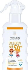 Aurinkosuojasuihke lapsille Iwostin SPF50+, 175 ml hinta ja tiedot | Aurinkovoiteet | hobbyhall.fi