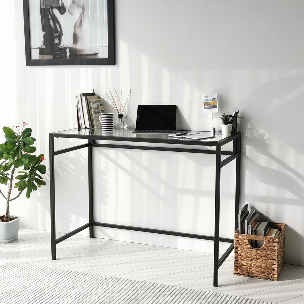 Kirjoituspöytä Kalune Design Network M100, musta hinta ja tiedot | Tietokonepöydät ja työpöydät | hobbyhall.fi