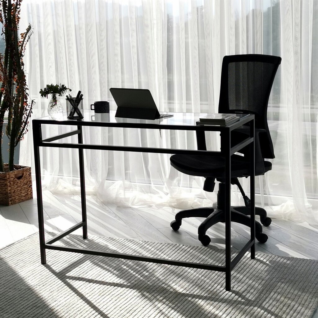 Kirjoituspöytä Kalune Design Network M100, musta hinta ja tiedot | Tietokonepöydät ja työpöydät | hobbyhall.fi