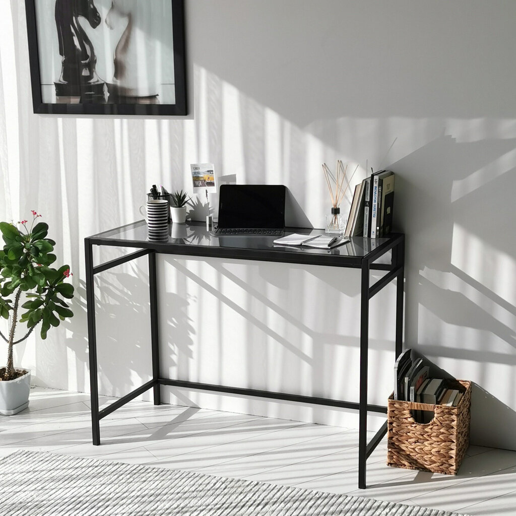 Kalune Design Network M100F Työpöytä , musta hinta ja tiedot | Tietokonepöydät ja työpöydät | hobbyhall.fi