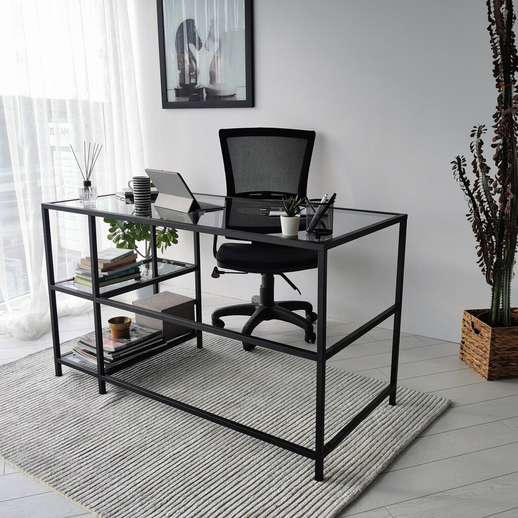Kalune Design Master M101F Kirjoituspöytä , musta hinta ja tiedot | Tietokonepöydät ja työpöydät | hobbyhall.fi