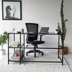 Kalune Design Master M101F Kirjoituspöytä , musta hinta ja tiedot | Tietokonepöydät ja työpöydät | hobbyhall.fi