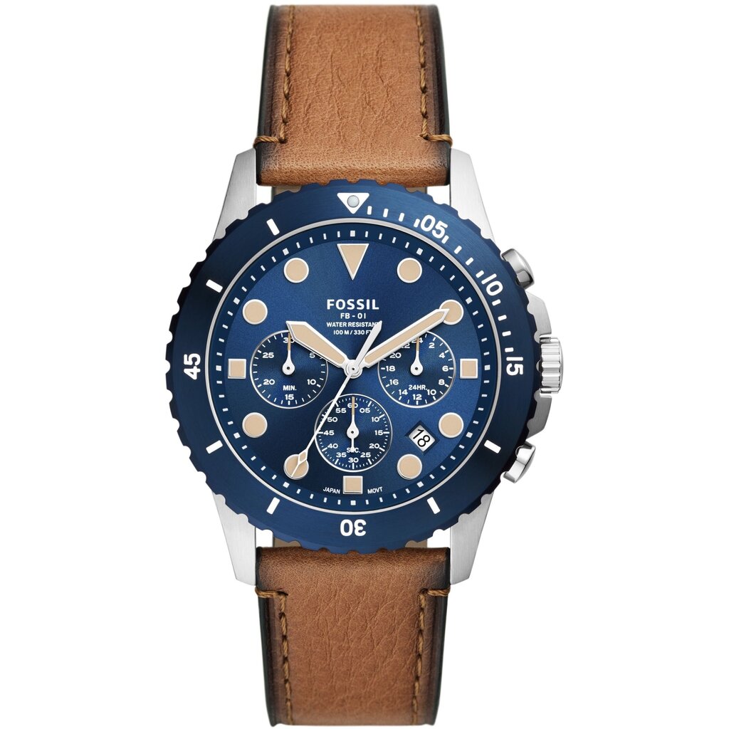 Fossil FB-01 Chronograph miesten rannekello hinta ja tiedot | Miesten kellot | hobbyhall.fi