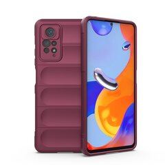 Magic Shield Case kotelo Xiaomi Redmi Note 11 Prolle elastinen panssaroitu kansi viininpunainen (burgundi) hinta ja tiedot | Puhelimen kuoret ja kotelot | hobbyhall.fi