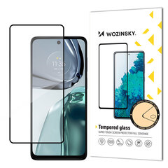 Wozinsky Super Durable Full Glue Tempered Glass Full Screen With Frame Case Friendly Motorola Moto G62 Black hinta ja tiedot | Näytönsuojakalvot ja -lasit | hobbyhall.fi