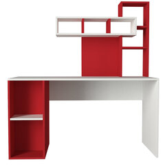 Kalune Design Coral työpöytä, punainen/valkoinen hinta ja tiedot | Tietokonepöydät ja työpöydät | hobbyhall.fi