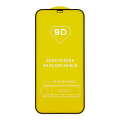 Näytönsuoja 9D iPhone 13 Mini 5.4", musta kehys hinta ja tiedot | Näytönsuojakalvot ja -lasit | hobbyhall.fi