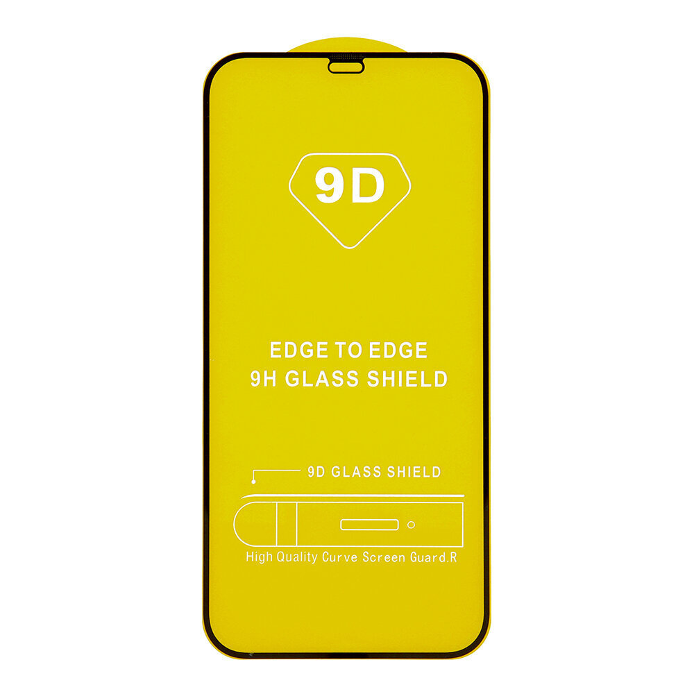 Näytönsuoja 9D iPhone 13 Pro Max / 14 Plus 6.7", musta kehys hinta ja tiedot | Näytönsuojakalvot ja -lasit | hobbyhall.fi