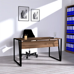Kirjoituspöytä Kalune Design Kemer, ruskea/musta hinta ja tiedot | Tietokonepöydät ja työpöydät | hobbyhall.fi