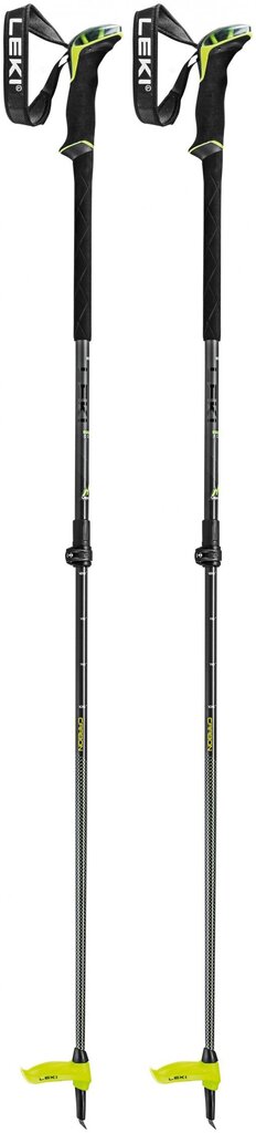 Laskettelusauvat Leki Guide 2, 105-150 cm, musta hinta ja tiedot | Laskettelusauvat | hobbyhall.fi