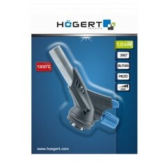 Hogert kaasupoltin piezo 1,3 kw - HT2C505 hinta ja tiedot | Hogert Kodin remontointi | hobbyhall.fi